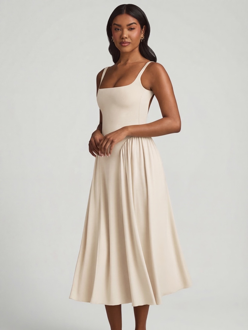 NWT Oh Polly Aireen Dress Ivory Size Small